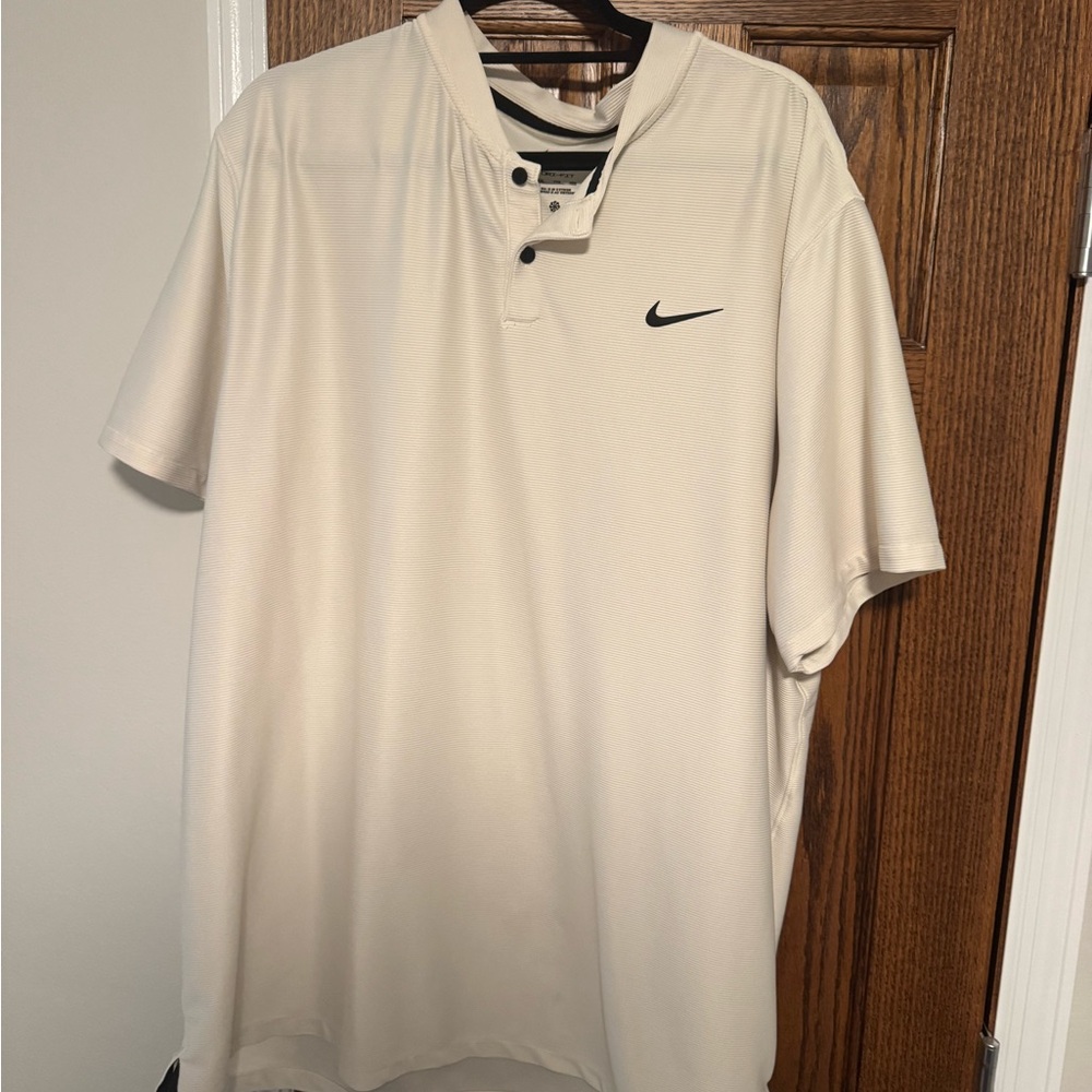 Nike Men's Cream Blade Polo Shirt